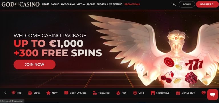 God of Casino: Betrug oder seriöse Seite? Unsere Analyse von Boni, Spielen und Sicherheit