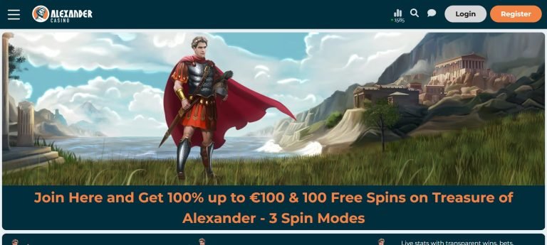 Alexander Casino -Top Online Casino in Deutschland mit sicheren Einzahlungen