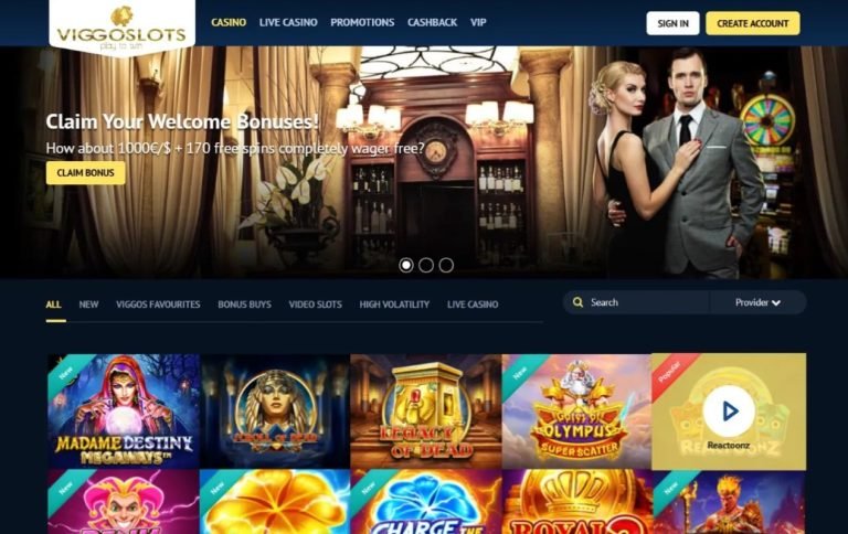 Viggoslots Casino – Testbericht: Bonus bis zu 1.000 € + 170 Freispiele