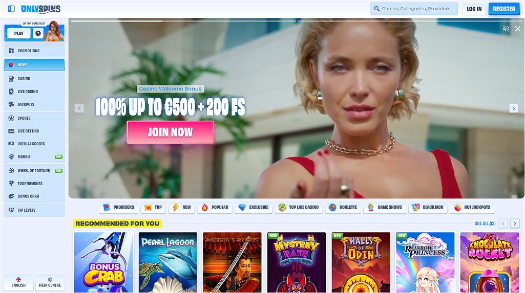 OnlySpins casino