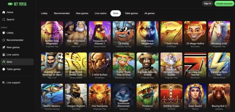 betninja jeu casino
