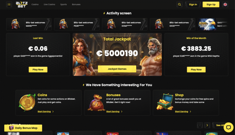 Blitz Bet Casino Erfahrungen ▷ Freispiele und Auszahlungen