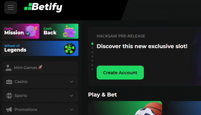 Betify Casino Test 2026