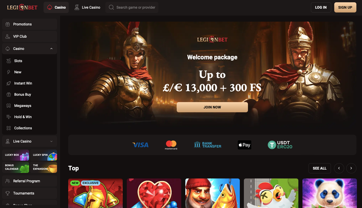 legion bet casino