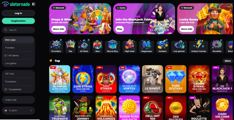 Slotornado Casino Erfahrungen – Echtgeld Test und Bonus