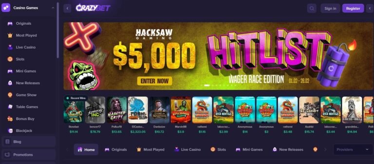 Crazybet Casino Erfahrungen – Unser Test, Bonus und echte Spielermeinungen