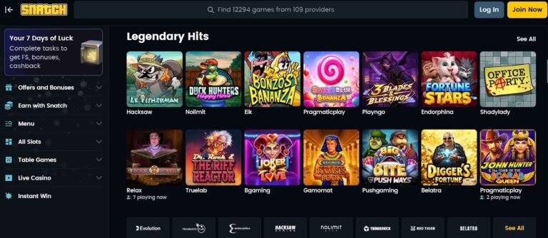 Snatchcasino Erfahrungen 2026 – Bonus, Spiele und Auszahlung